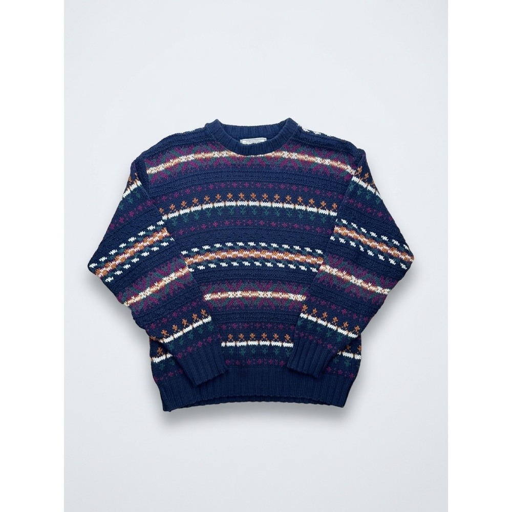 Pinnacle Collection Vintage Heavyweight Sweater Crewneck Mens L Indie Retro